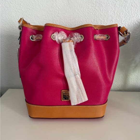 Dooney & Bourke Handbags - Dooney & Bourke Hot Pink Bucket Bag